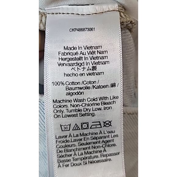 Madewell The 90s Mid-Length Jean Shorts Women’s 24 Raw Hem Denim - Picture 10 of 11